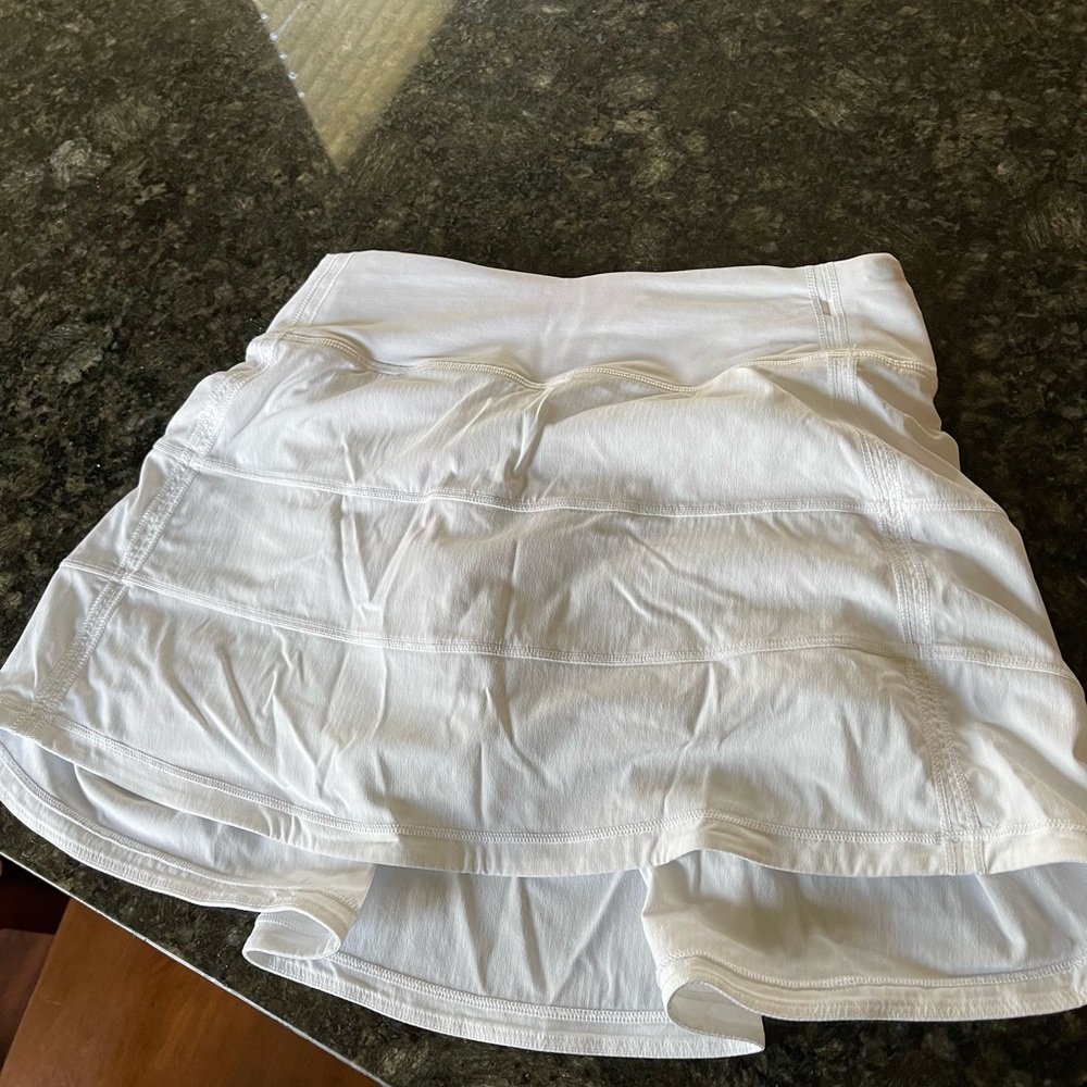 White Lululemon Tennis Skirt